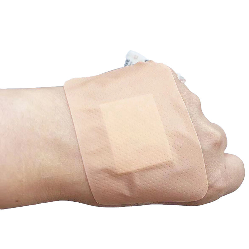 10 sztuk/zestaw 7.5*5cm bandaż wodoodporny oddychający Plaster hemostaza naklejka na ranę Plaster