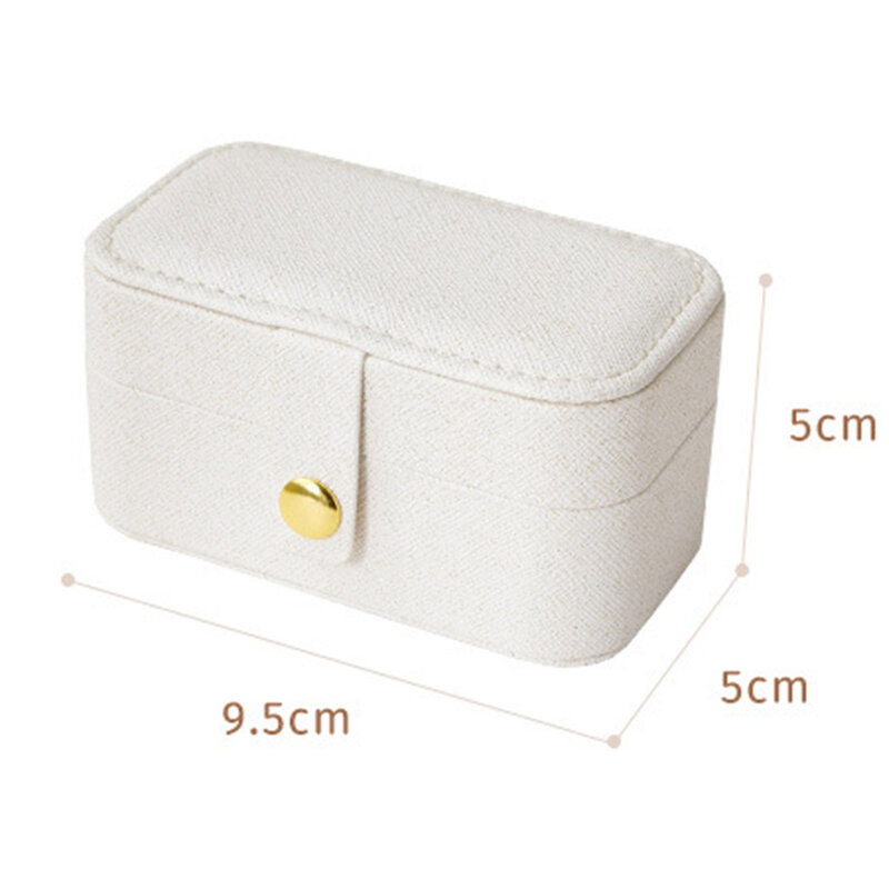 Portable Jewelry Organizer Box Dustproof Jewelry Packaging Case for Birthday Gifts New Year's Gifts
