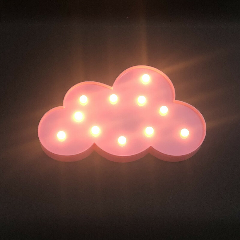 Cloud Led 3D Cartoon Licht Nachtlampje Schattige Kinderen Dag Gift Speelgoed Voor Baby Slaapkamer Decoratie Lamp Indoor mooie Verlichting