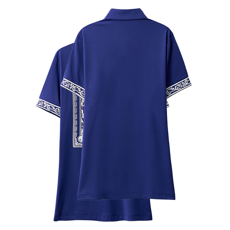 "Unique Women's Lapel T-shirt! New for Spring, Golf Fashion Luxury Top, Versatile for Sports and Charming!"