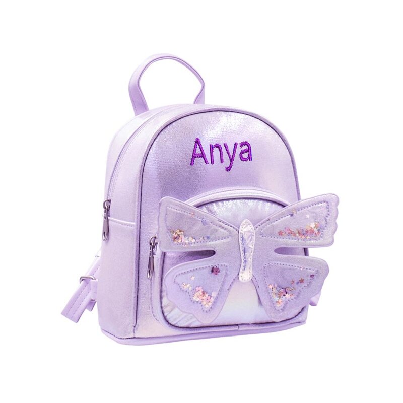 Новый детский рюкзак с вышивкой, модная сумка для девочек, детская сумка для отдыха, индивидуальная Детская сумка через плечо, Подарочная сумка с