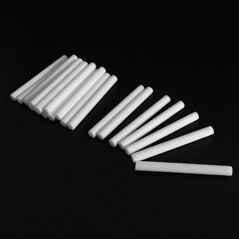 20 Stück Luftbe feuchter Filter Ersatz Baumwolle Schwamm Stick für USB Luftbe feuchter Aroma Diffusoren Nebel Maker Luftbe feuchter