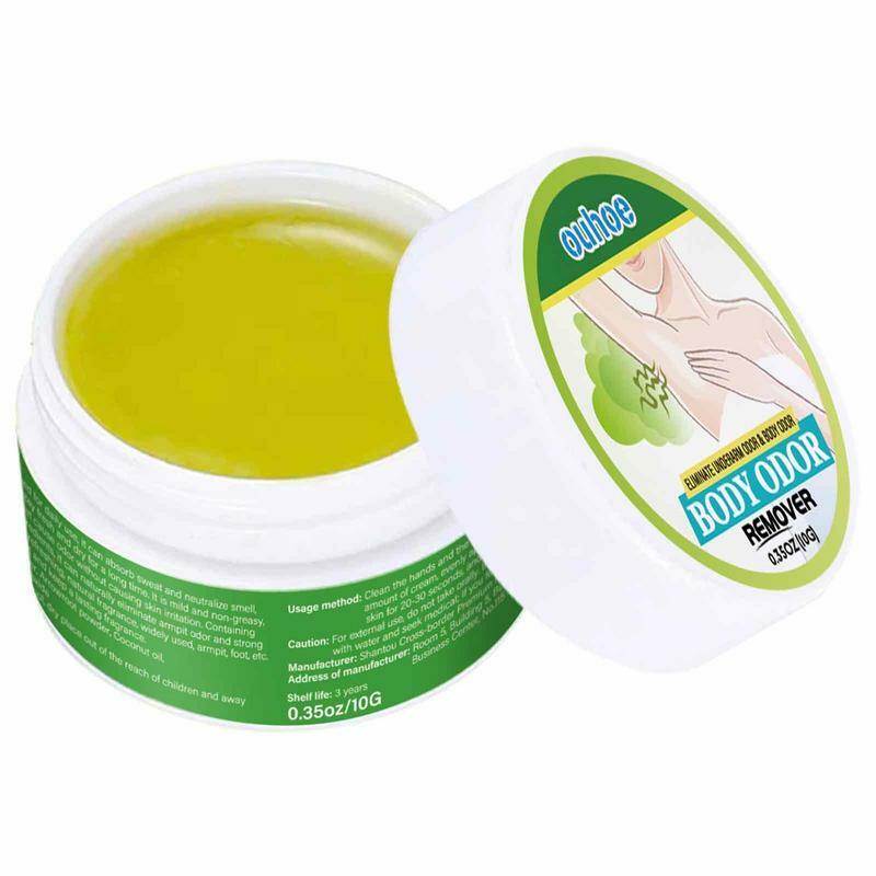 Crème décolorante anti-odeur, soin efficace pour les aisselles, effet significatif pour le corps, élimine efficacement les odeurs, crème aromatique durable, 10g