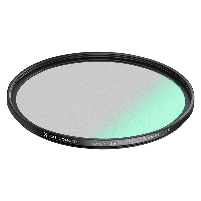 K&F Concept 77mm 1/4 Black Pro Mist 67mm 82mm Diffusion Filter Antireflective Coating C Series 49mm 52mm 55mm 58mm 62mm 72mm