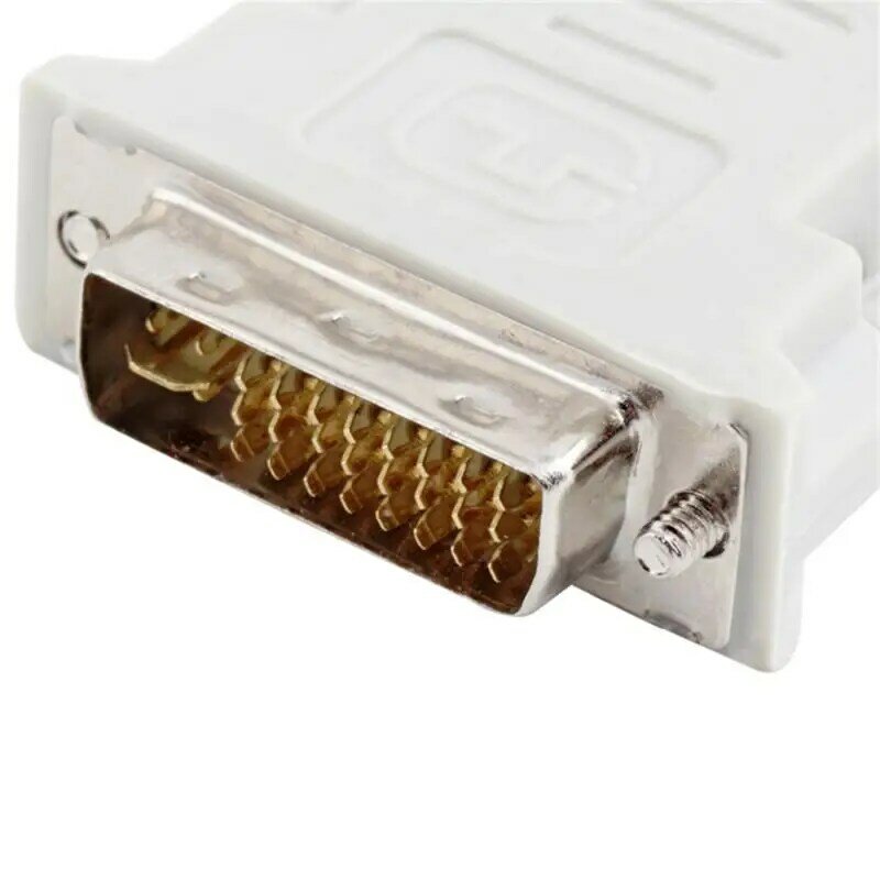 Mini DVI-I 24+5 Pin Male To VGA HD15 Pin Female Adapter Converter Plug And Play For TV CRT Monitors Projectors Computer