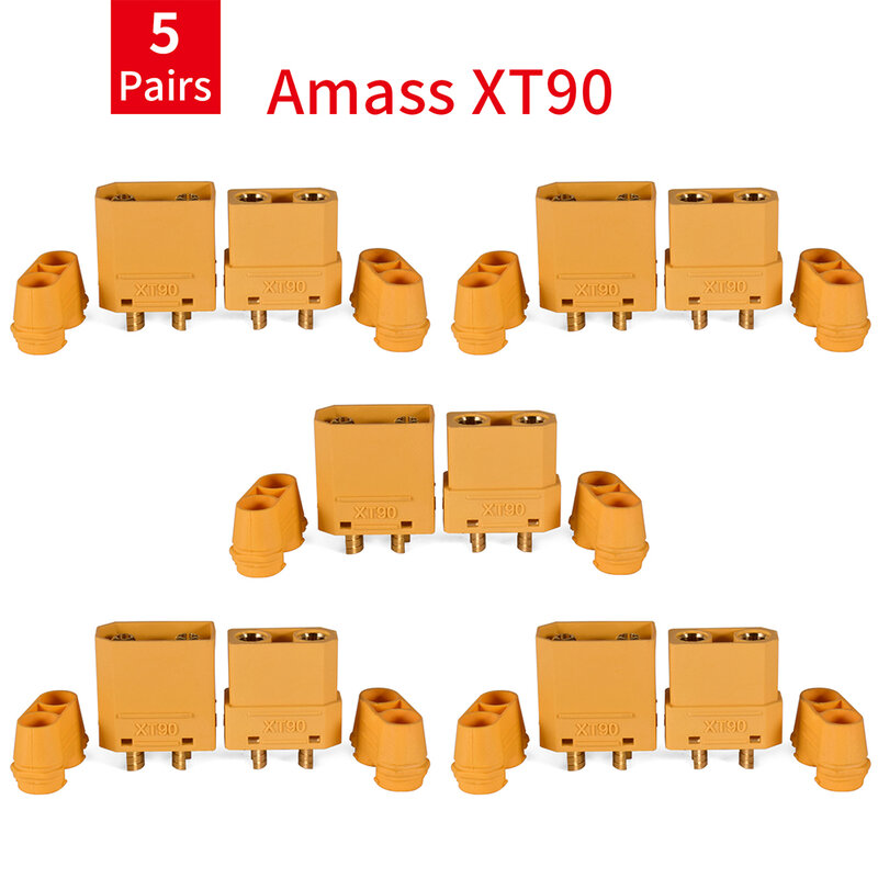 9IMOD 5/10 пар XT60 XT30 XT90 T-plug штекерные гнездовые разъемы Amass XT30U XT60H XT90 T штекерные разъемы для батареи Lipo RC