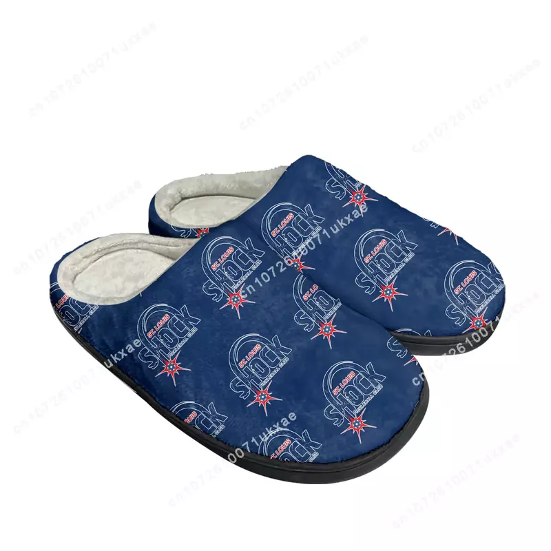 SHOCK pickleball-Zapatillas de algodón para el hogar para hombre y mujer, zapatos informales de felpa para mantener el calor, zapatillas térmicas para interiores, bricolaje personalizado