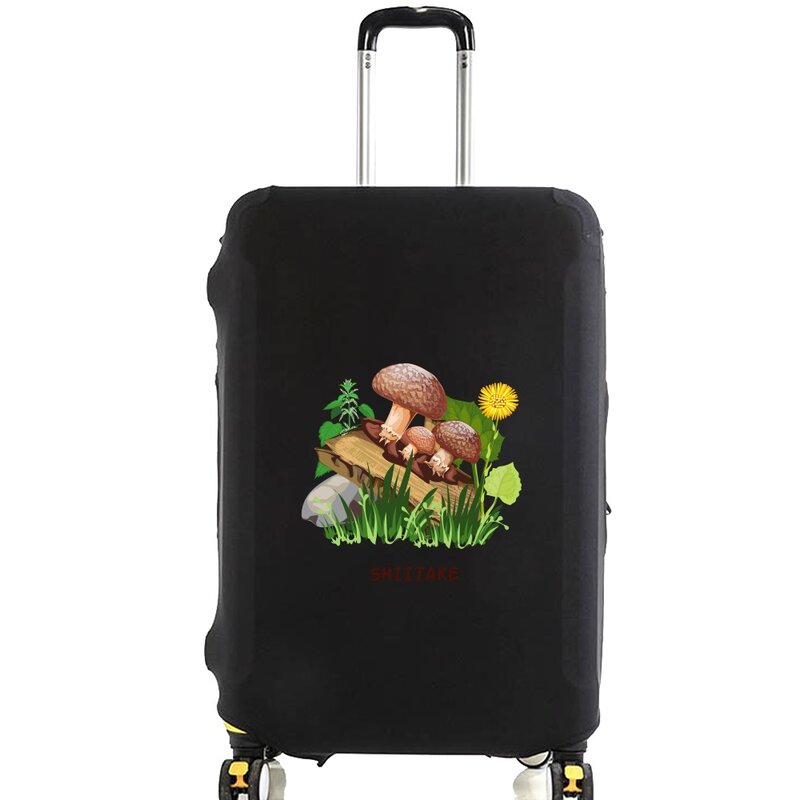 2022 Luggage Protective Cover for 18-32 Inch Fashion Mushroom Serie Pattern Suitcase Elastic Dust Bags Case Travel Accessories