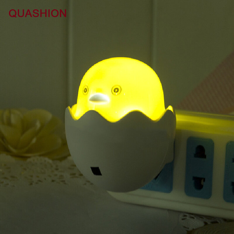 Śliczne ue wtyczka amerykańska nowość lampka nocna indukcyjna ptak kształt LED małe lampki nocne 85-220 V kinkiet