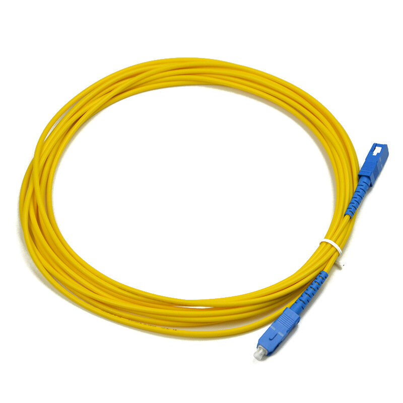 Cabo de remendo da fibra ótica do único modo, SM, 2.0mm, 3.0mm, 9, 125um, FTTH, cabo, 1m-15m