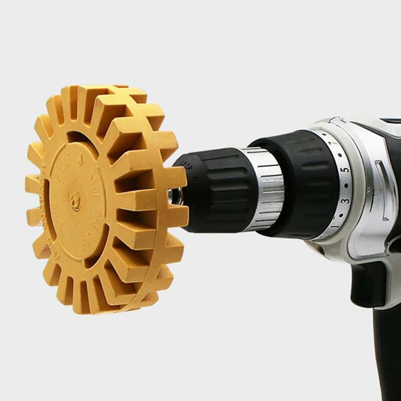 Универсальный резиновый ластик, колесо 26 мм, 4 дюйма для удаления автомобильного клея, клейкая наклейка, инструмент для ремонта автомобиля, резиновый ластик, колесо