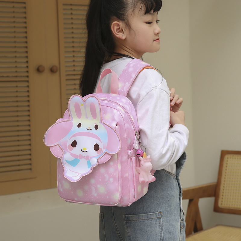 Новый школьный портфель Sanrio Meilti для учеников, милый водонепроницаемый вместительный Детский рюкзак с мультяшным принтом