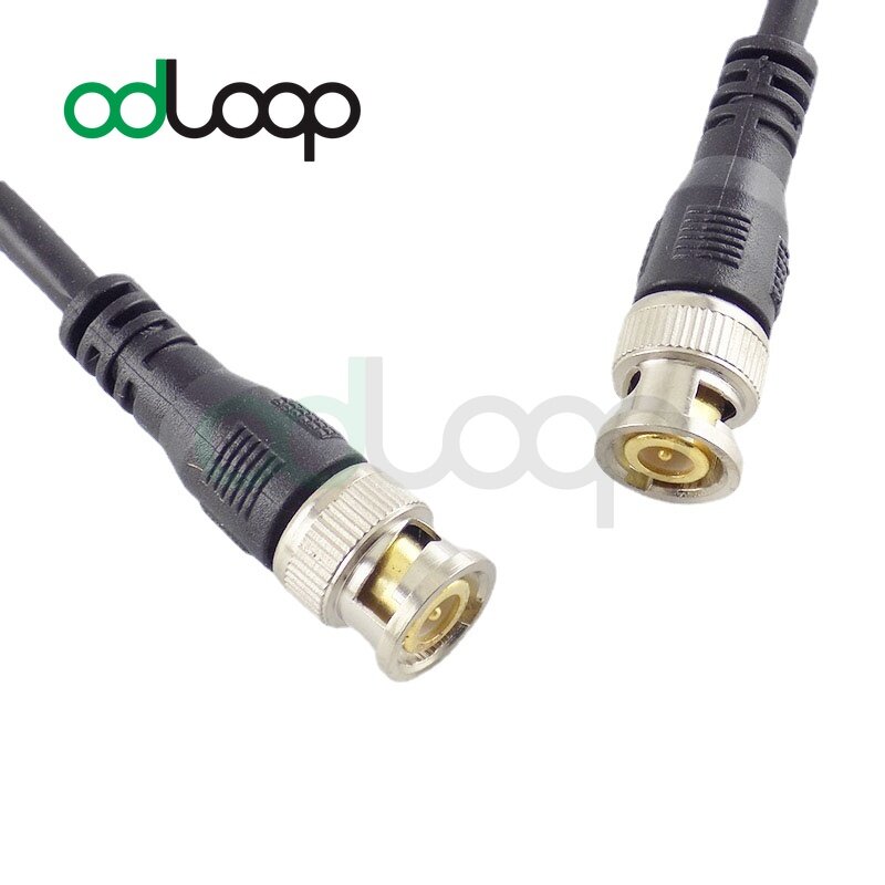 1M/2M BNC Male To Male Adapter connector Cable Pigtail wire For CCTV Camera BNC Connection Cable Accessories