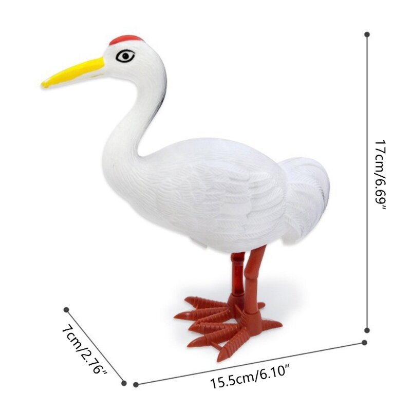 Creative Crane Hopping Wind up Toy Prank Fun for Coffee Shop Display Decor