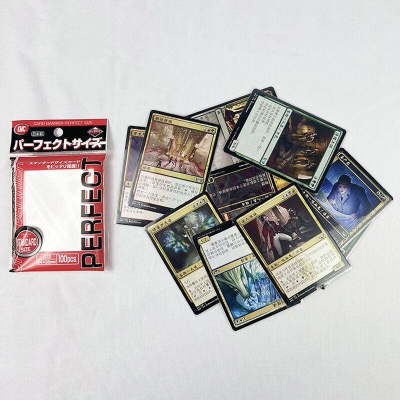 Transparent KMC Card Sleeves Trading Card Sleeve Barrier Board Game Cards Outer Protector for MTG/YGO 64x89mm