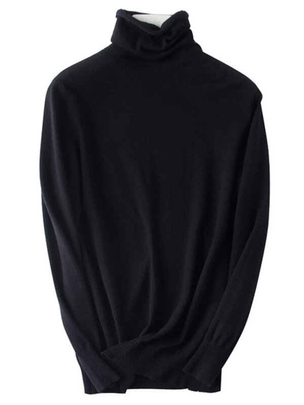 Autunno inverno maglione dolcevita Slim Fit Basic pullover 2024 moda coreano maglia top Bottoming maglione donna Stretch Jumpers