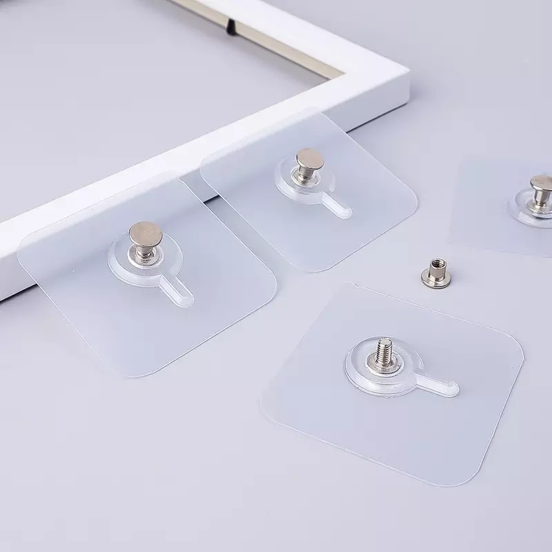 Seamless Wall Hook Adhesive Sticky Hanger for Picture Photo Frame Clock Hanging No Drill Hole Nail Mounting Rack Screw Stickers
