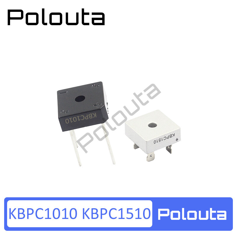 10 sztuk/partia Kbpc1010 Kbpc1510 10a15a 1000V prostownik most prostownik kwadratowy most Polouta kolacja kondensator...
