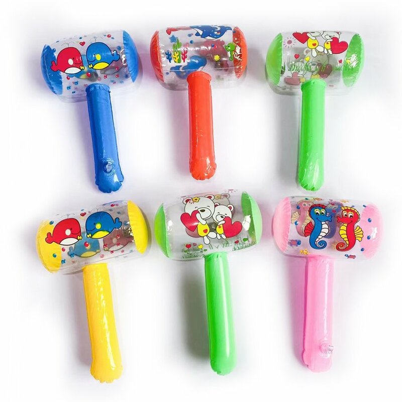 Inflatable Hammer with Bell Air Hammer Kids Toys Baby Toys Party Supplies Inflatable Toys Swimming Pool Toys Baby Toys Stick