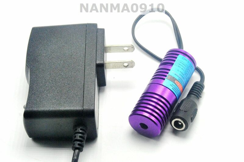 Modulo diodo Laser blu focalizzabile 445nm 450nm 50mW con 5V Power Dot Lazer 20 x58mm