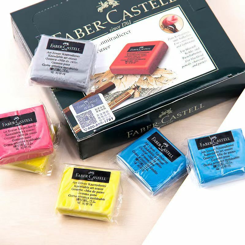 Solid Color Plasticity Rubber Eraser Soft Sketch Wipe Highlight Kneaded Erasers School Art Painting Supplies Student Stationery
