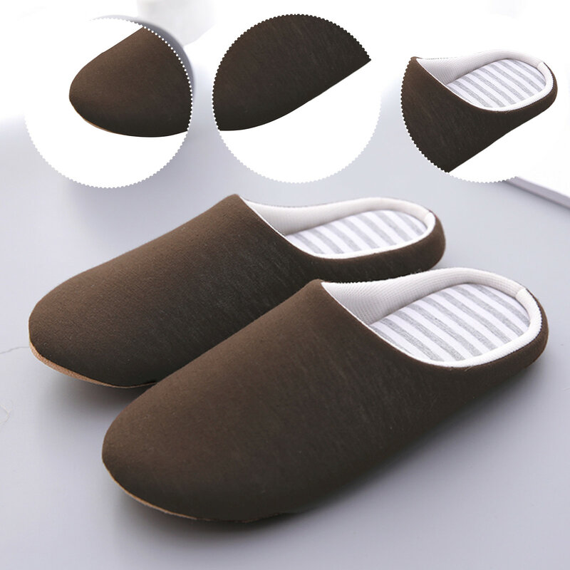 Hyoma-Zapatillas de invierno para hombre, zapatos de algodón con plataforma, antideslizantes, cálidos, para el hogar
