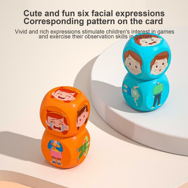 Wooden Face Expression Puzzle Educational Montessori Toys Montessori Expression Puzzle Building Blocks Toys For Kids & Adults