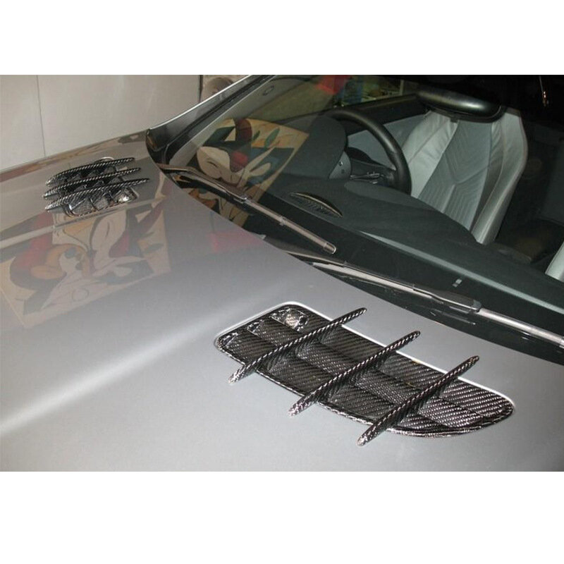 Fibra de carbono modificada Hood Air Outlet, acessórios do carro, Mercedes Benz SLK300, 350, R171, 2004-2010