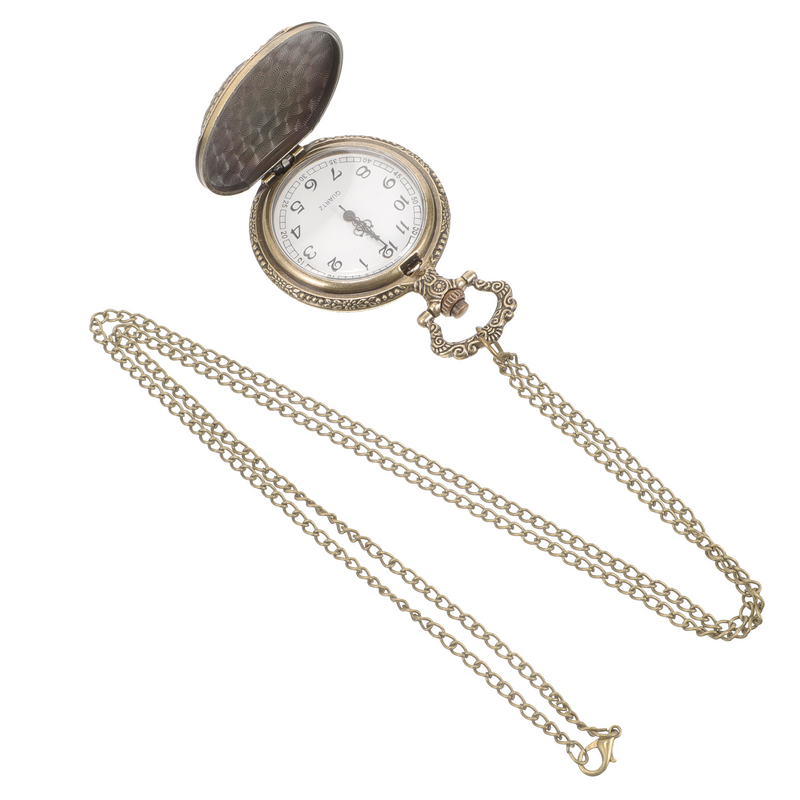 Pocket Watch Watches Retro with Chain Small Decorative Vintage