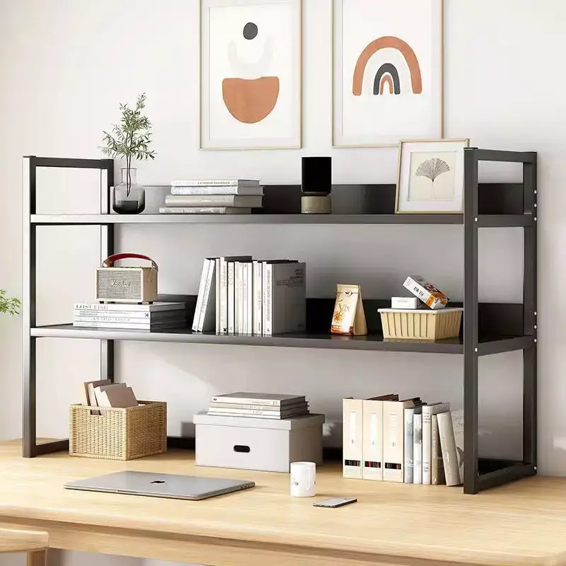 Desktop multi-stojak do przechowywania z warstwową konstrukcją minimalistyczna dziecięca półka biurowa organizująca półkę na biurko półka na książki