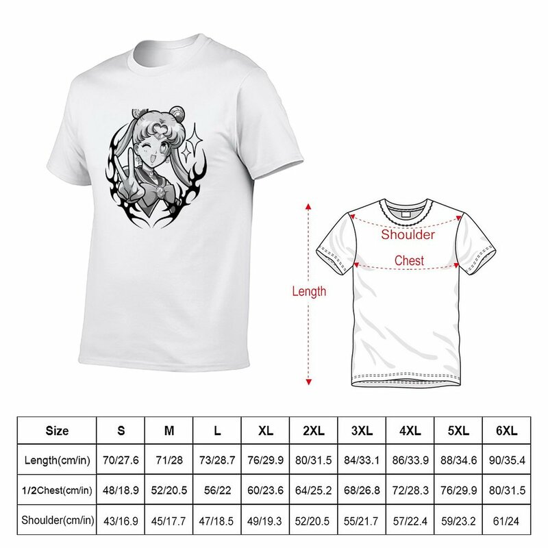Sail0r Mo0n Neotribal T-shirt à manches courtes pour hommes, Économie pour fans de sport, Chemise de retraite, Nouveau