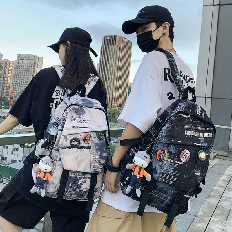 Wodoodporny tornister moda nylonowa odporna na zużycie plecak dla studentów duża pojemność regulowany plecak damski dla dorosłych