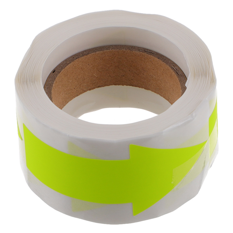 Freccia di colore brillante fluorescente che indica gli adesivi adesivi sigillanti per buste regalo con Logo per l'imballaggio di decalcomanie multifunzione del negozio