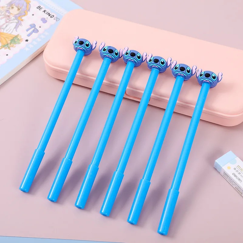 Disney Stitch Anime Diy Bracelet Gel Pen Creative Kawaii Cartoon Student Incentive Supplies Writing Tools School Supplies Gifts