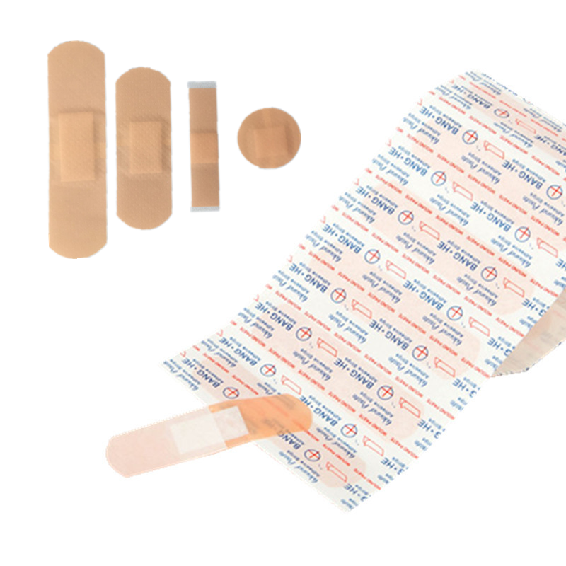 100pcs/set Waterproof Multiple Shapes Band Aid Medical Strips Wound Patches Skin Plaster First Aid Sports Adhesive Bandages