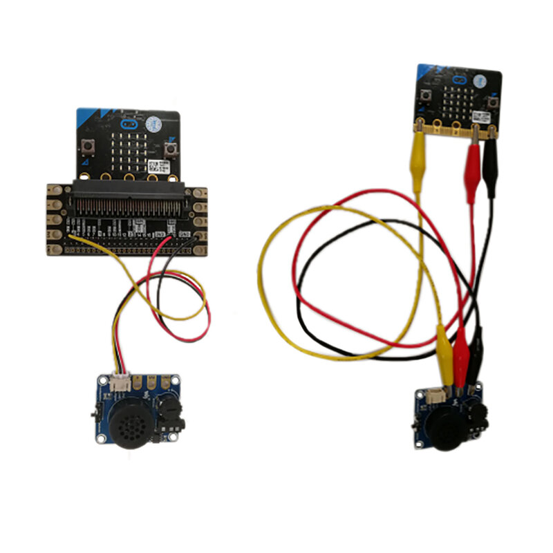 Waveshare głośnik moduł rozszerzający wbudowany układ Hi-Fi NS8002 regulacja głośności dźwięku dla projektu Arduino Micro:bit Music Player