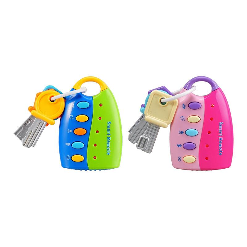 Llaves de coche de juguete sensorial, juguetes educativos para niños pequeños