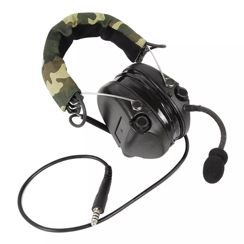 TS TAC-SKY 실리콘 귀마개 청력 보호 에어소프트 군사 사격 헤드셋, TCIHEADSET Liberator II 사냥 헤드셋