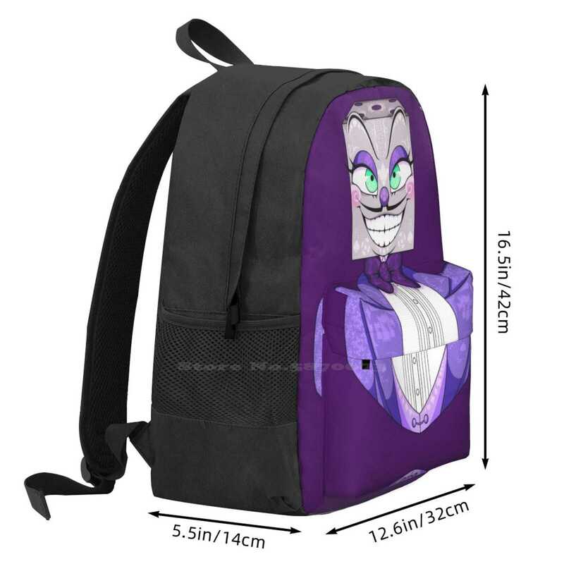 حقيبة ظهر الملك النردي للطالب ، حقيبة سفر كمبيوتر محمول للمدرسة ، لعبة النردي