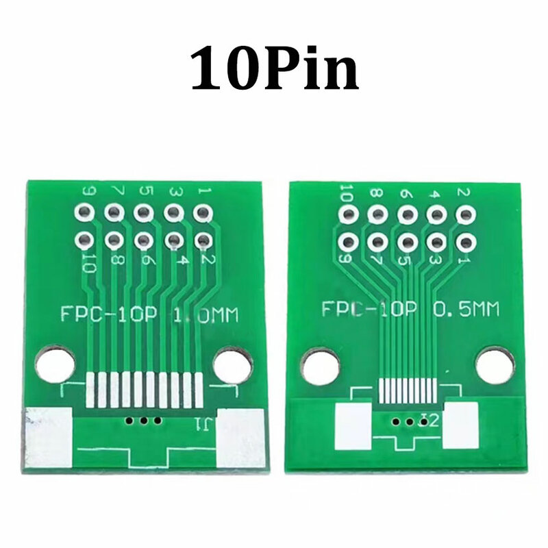 1Pcs Double Side 0.5mm 1mm 6 8 10 12 20 40 50 60 Pin to DIP 2.54mm FPC FFC SMT Flexible Cable Adapter Board PCB Board Connector