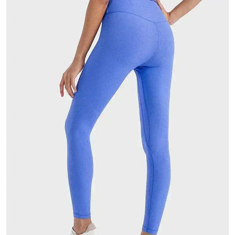 Лимон ребристые штаны с высокой талией для йоги женские для бега фитнеса спортивные Леггинсы для пилатеса эластичные спортивные штаны для подтягивания бедер брюки для упражнений