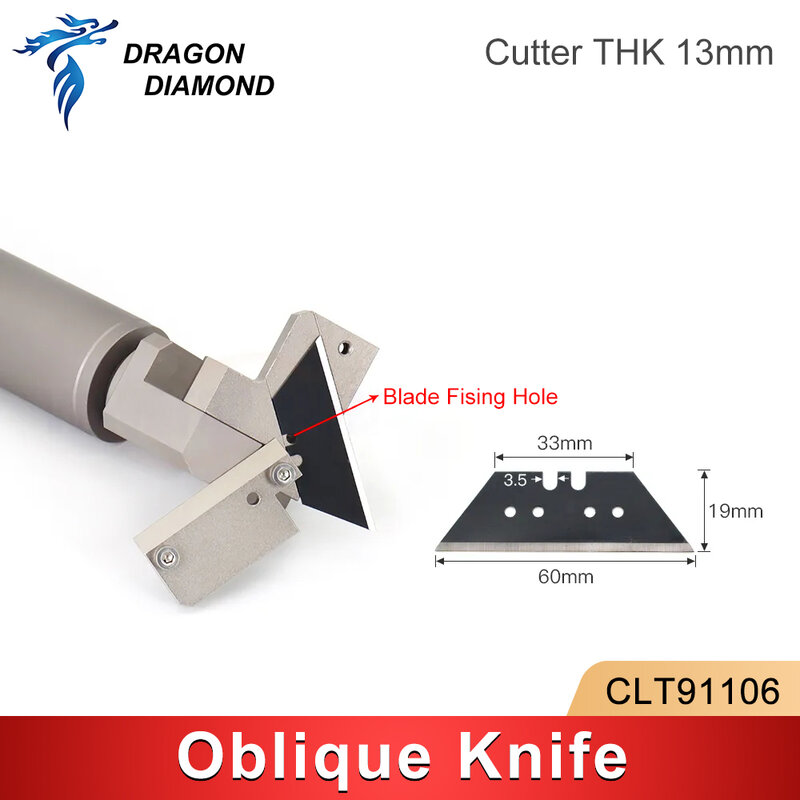 Coltello vibrante in pelle CNC testa coltello obliquo pubblicità macchina per incisione e taglio macchina per vibrazione coltello CLT91106