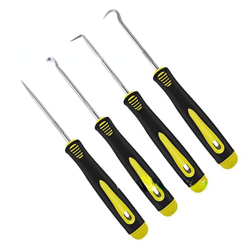 4 Pieces Long Pick & Hook Set Gasket Puller Pick Tools for Removing Car Auto Oil Seal O-Ring Seal Tools