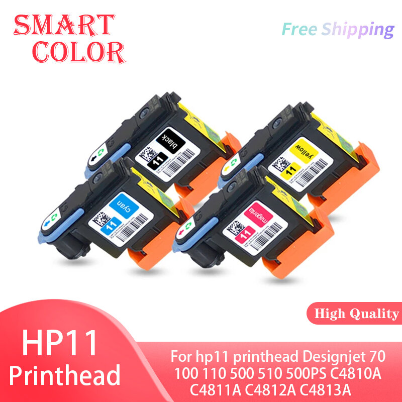 Kompatybilny zamiennik głowicy drukującej HP11 do głowicy drukującej HP11 70 100 110 500 510 500PS C4810A C4811A C4812A C4813A