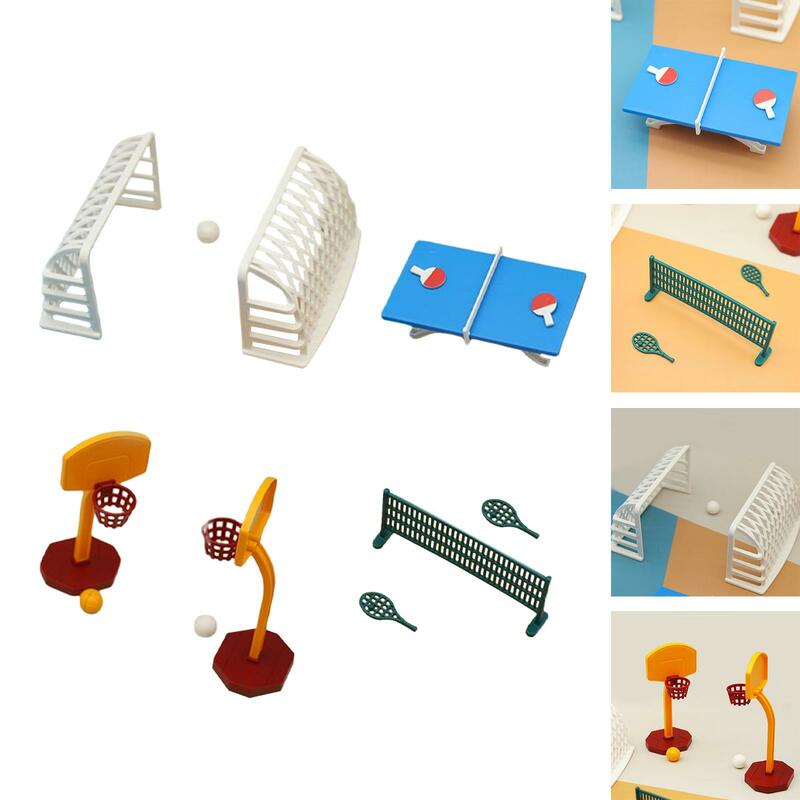 1/12 Dollhouse Sports Equipment ornamento accessorio giocattolo in miniatura per il Fitness