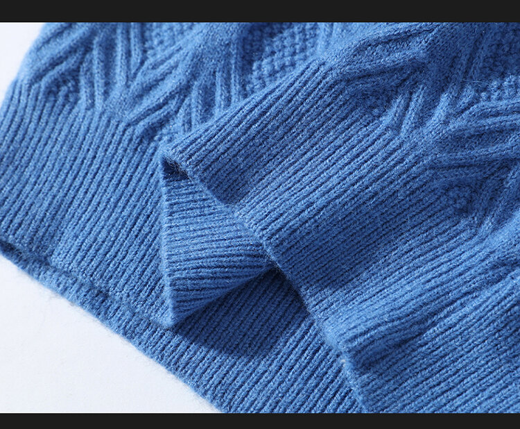 Pull décontracté doux et confortable pour hommes, pulls épais, tricots chauds, haute qualité, Y