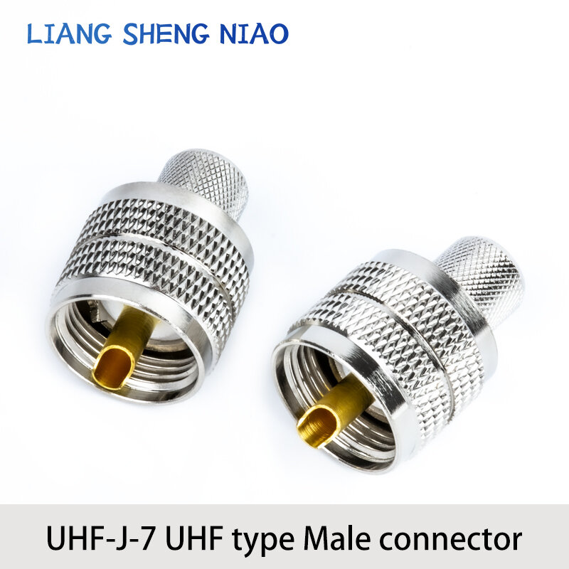 Thick needle SL16-CJ-3-5-7 UHF/M male 50-3-5-7 wire connector UHFJ-7 crimp type all copper