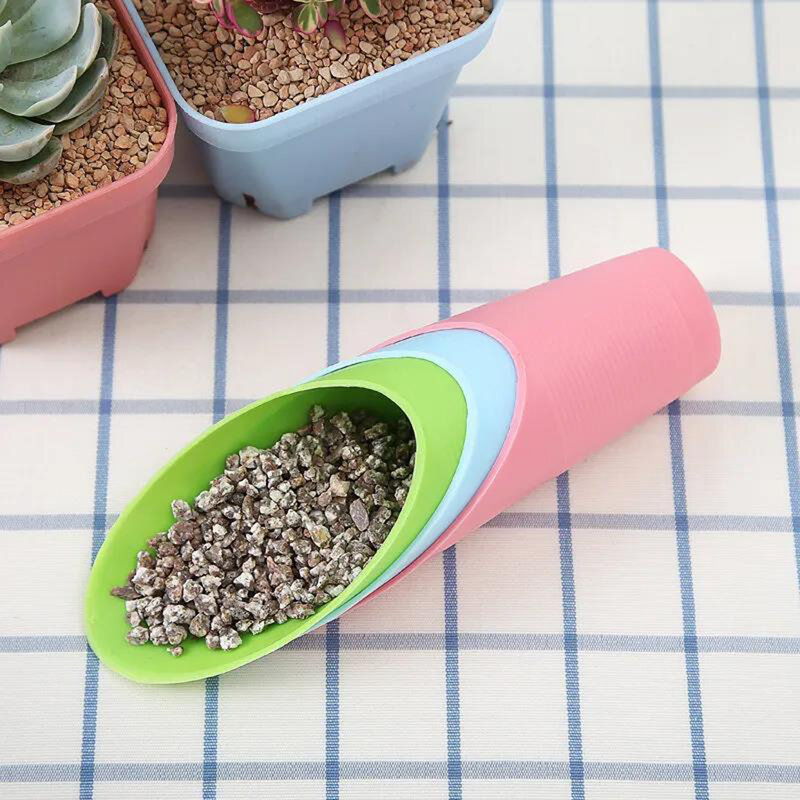 Ember silinder budidaya, alat taman sekop tugas berkebun Mini penggunaan multipel ember tanah tanaman tabung plastik