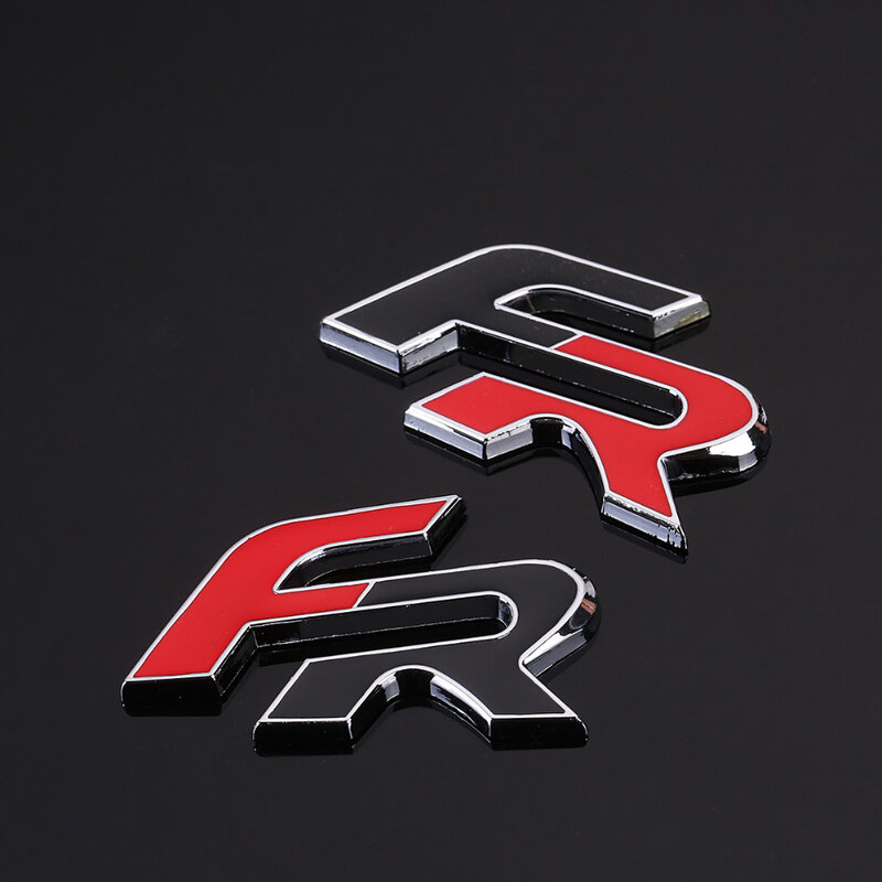 Metal 3d fr etiqueta do carro emblema emblema para seat leon fr + cupra ibiza altea exeo fórmula de corrida acessórios do carro estilo