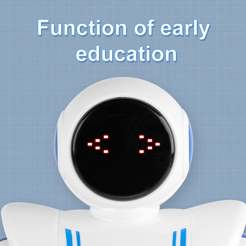 لعبة روبوت ذكي RC للأطفال ، المشي والغناء ، شخصية حركة الرقص ، جهاز تحكم عن بعد ، لعبة تفاعلية إلكترونية ، هدية